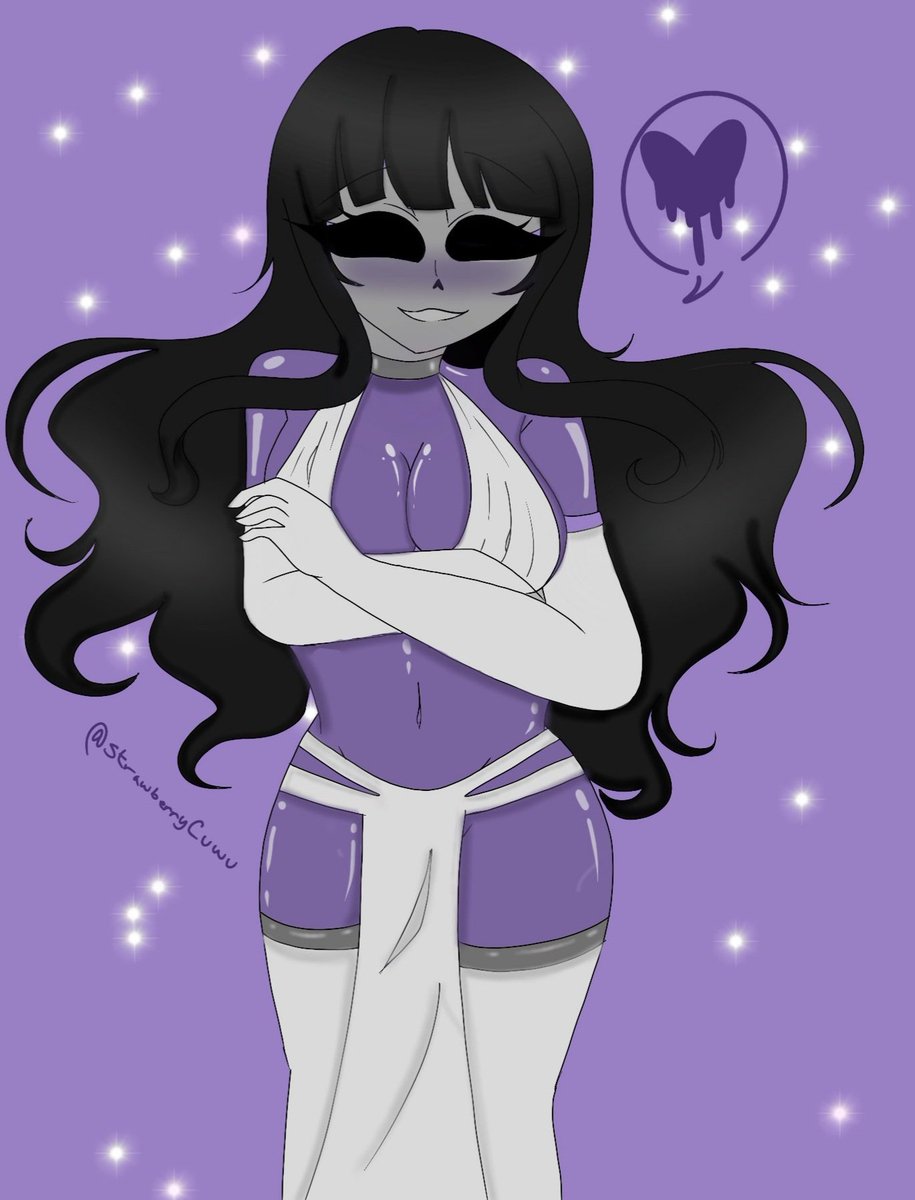 SinnyStrawberry's tweet photo. »»————-　♡　————-««
Banilla is Typing....

"Thank you so much for 100+! I shall definitely do something special for you guys~ 

It's gonna be tasty~ for now enjoy this sexy pic of Midnight hehehe💜💜💜 https://t.co/MLEgznvTps