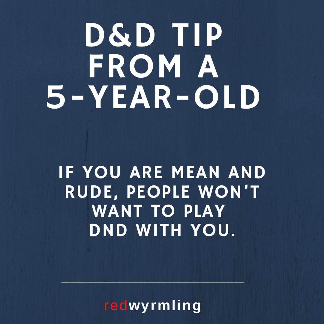 redwyrmofficial's tweet photo. Are you having trouble finding a DnD group?

#dnd #dnd5e #ttrpg #ttrpgkids https://t.co/1jfIupn3Yy