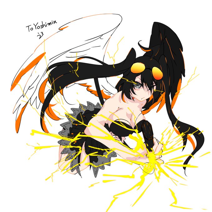 スケブ納品しました
「オリキャラ 電気 カタナ」
アホ毛が可愛くてデコルテが綺麗だったので出したいなー&ポップな雷エフェクト付けたら可愛いかな?といった感じです。
ありがとうございました。
https://t.co/Tl2oBgHueT #Skeb #Commission 