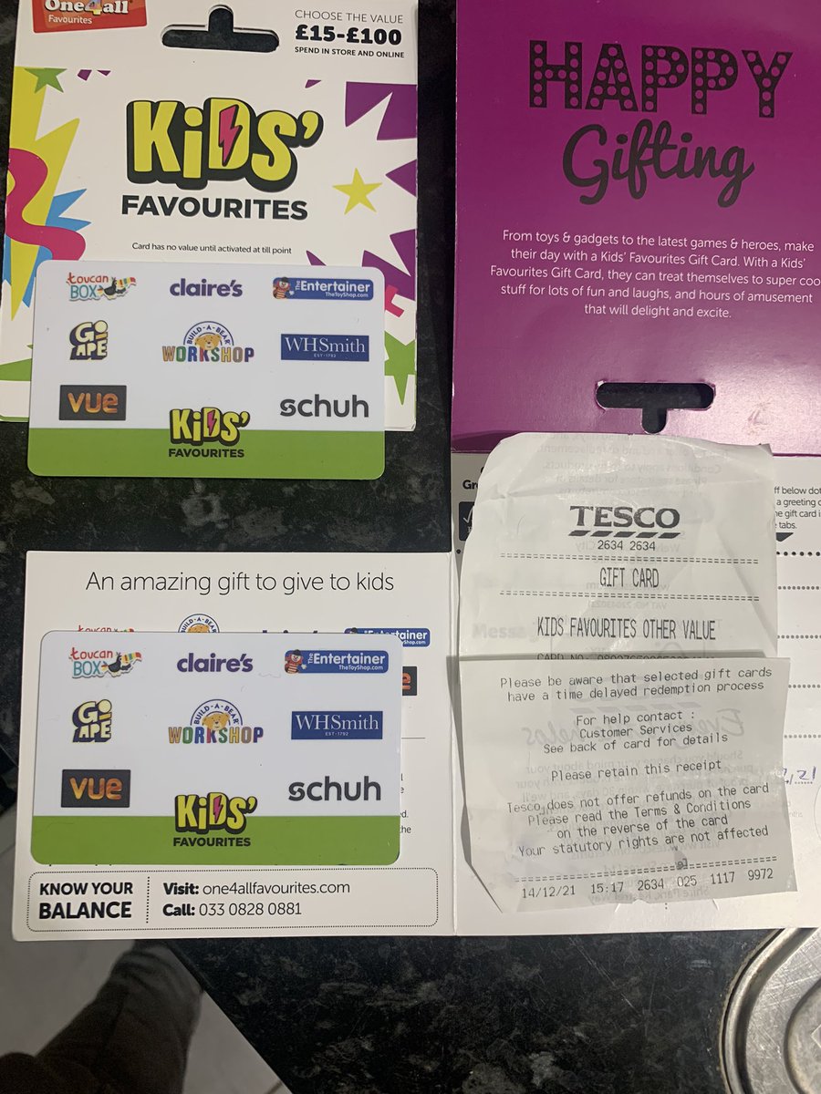 Doog_1's tweet photo. @Tesco @One4allGiftUK very disappointed 7 yr old today when she went to spend her birthday/Christmas vouchers at @EntertainerToys to be told they are no longer accepted. Thanks for making her day. https://t.co/y2PZ5G5Wcs
