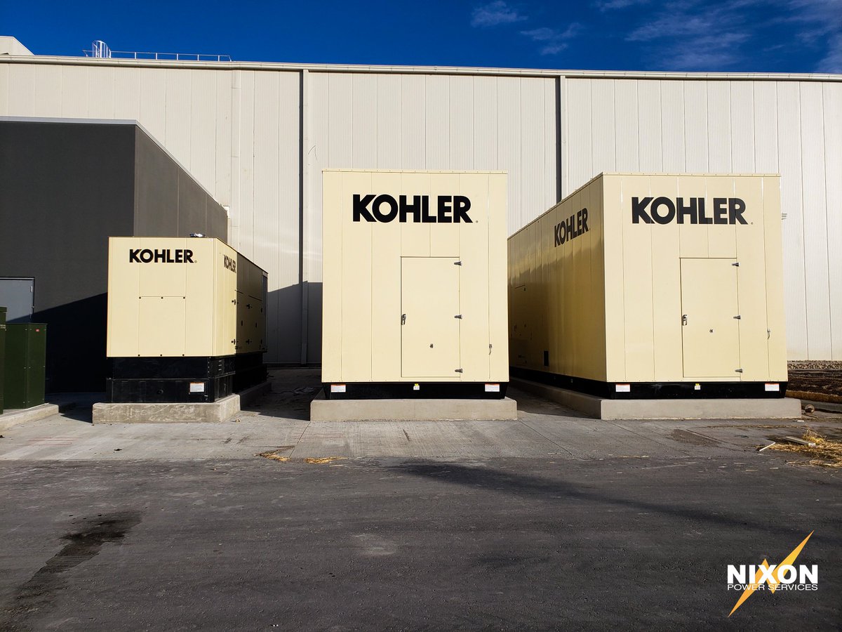<a href="/Nixon_Power/">Nixon Power Services</a> team member Kevin Squires sold these two KD2000 &amp; one 500kW @KOHLERPower #generators to a customer in Colorado.

Special shout out to <a href="/bryan_electric_/">Bryan Electric Inc.</a> &amp; fellow distributor Power Systems West for performing start up &amp; commissioning. 

#NixonPowerServices #KOHLERPower