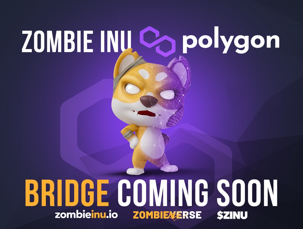 The Zombies are coming... to #Polygon! 🧟‍♂️🌉🧟

$MATIC $ZINU #ZombieMob #ZINU #crypto #bridge #MATIC #polygonnetwork