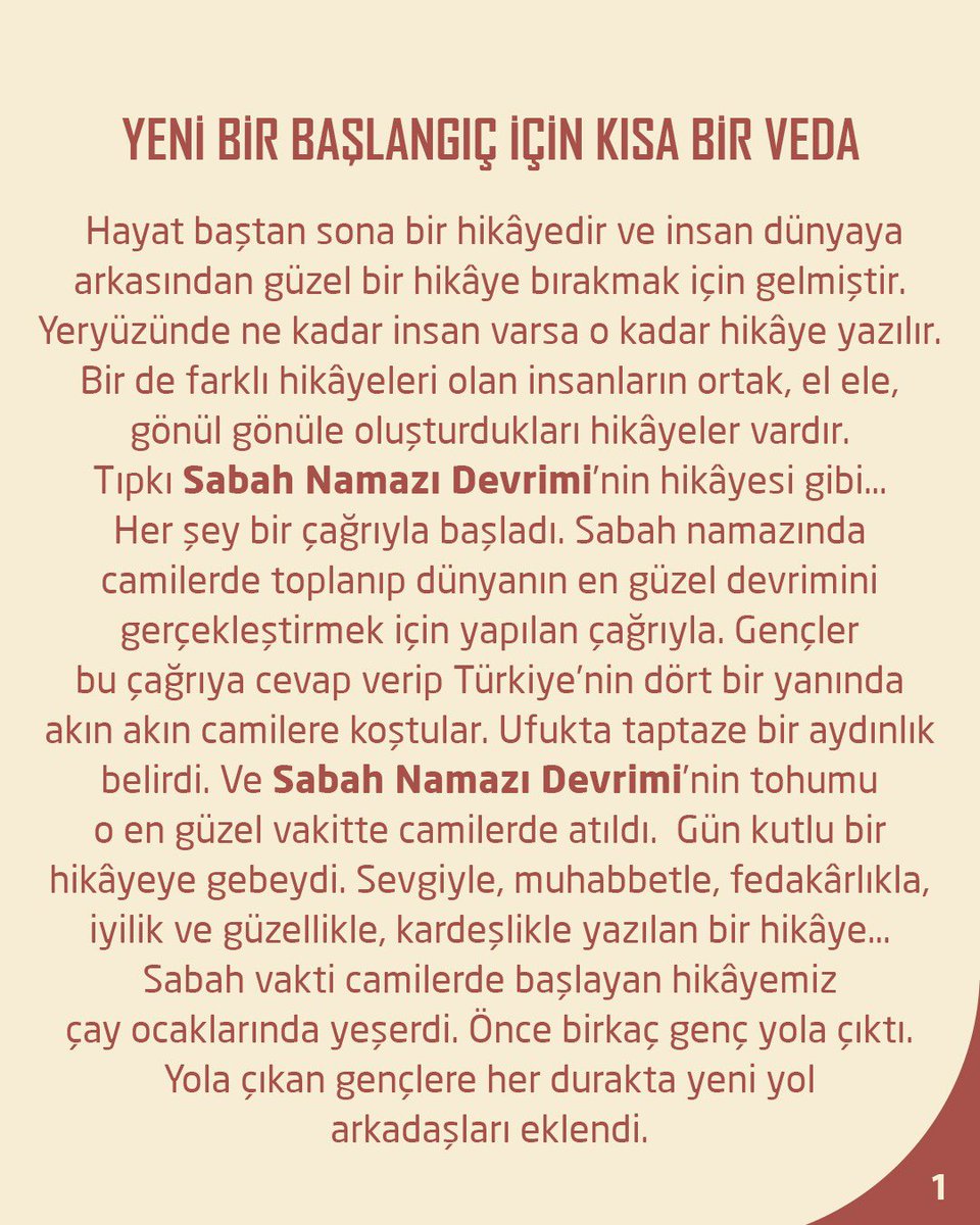 mustugenclik's tweet photo. "Yeni Bir Başlangıç İçin Kısa Bir Veda" https://t.co/oWNGV5zfHJ