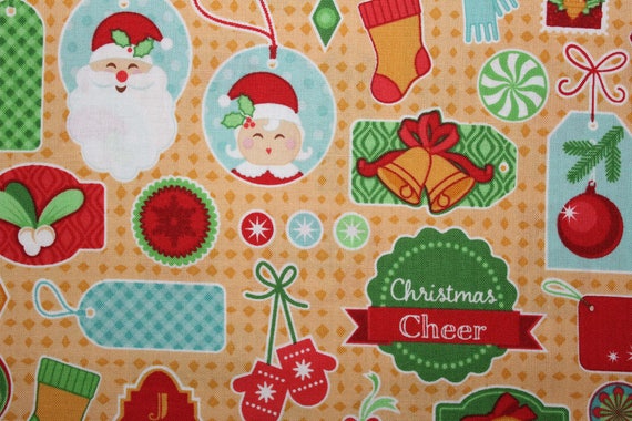Christmas Fabric For Sewing tinyurl.com/y46ohuov via @EtsySocial #fabricshop #handmade #ChristmasFabric #PatrickLose