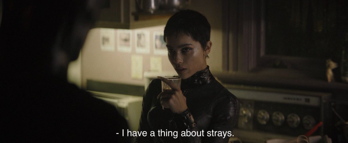 Robert Pattinson and Zoë Kravitz in #TheBatman