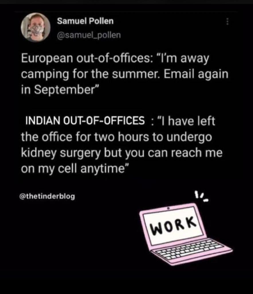 OneMillionIT's tweet photo. #AutomaticReplies 😂
#ITworld #ITmemes #Officememes #OutOfOffice https://t.co/ajza1IuGRh