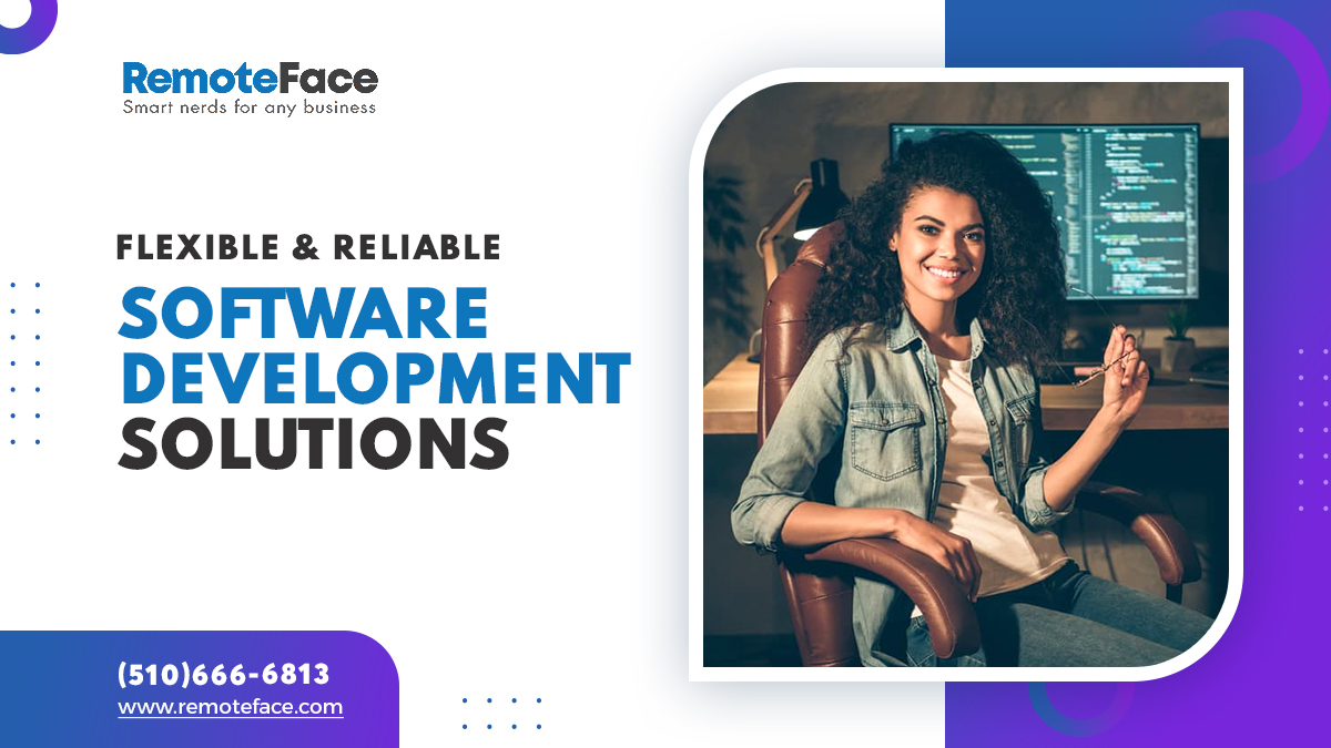 remoteface's tweet photo. Need flawless and agile software for your business needs? We can develop it for you! Let’s discuss your project today!

Visit our website:
https://t.co/ptqdEms307
Call us at: (510) 666-6813

#softwaredevelopment #appdevelopmentcompany #websitedevelopment #Customizedsoftware https://t.co/c0NaXR41tS