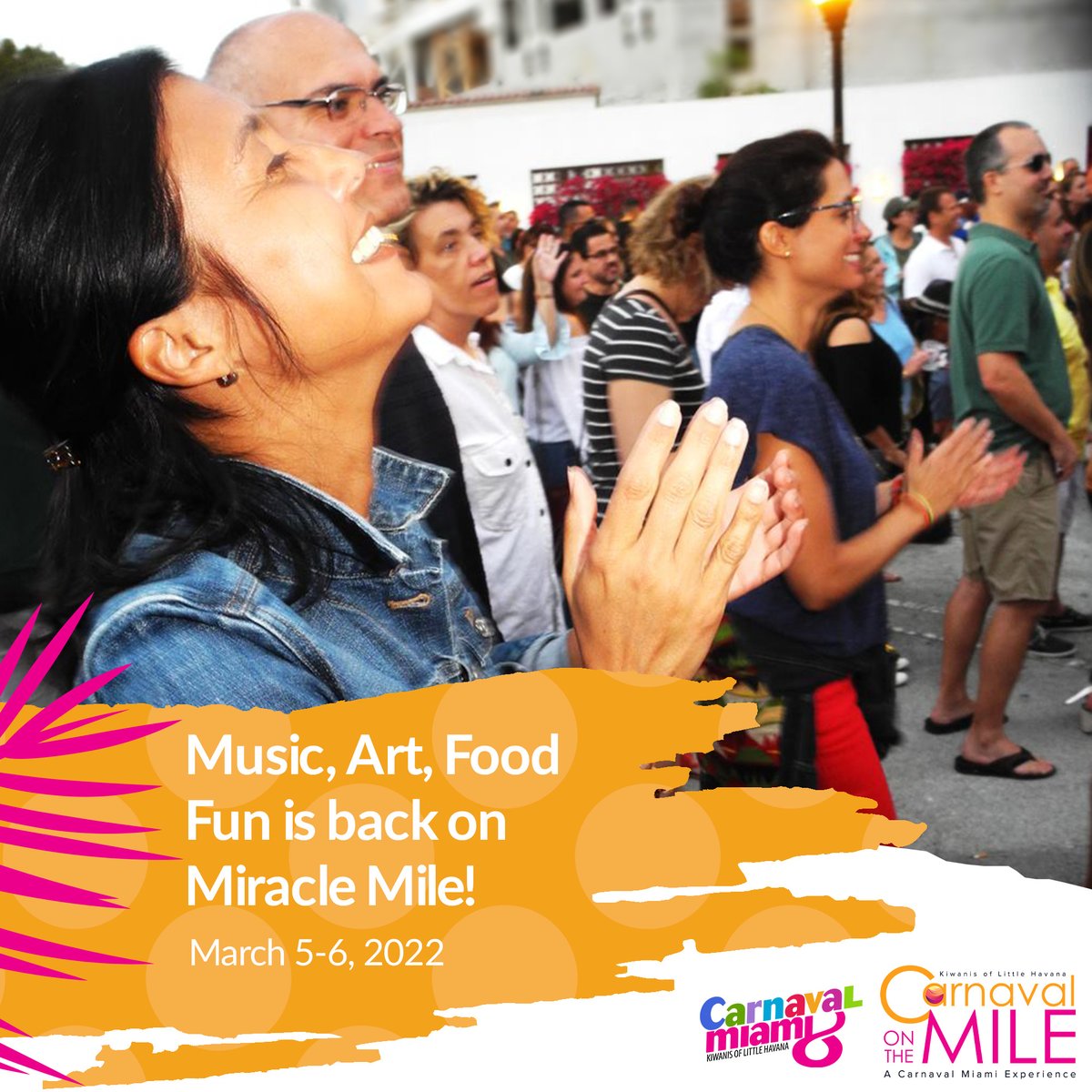 Looking forward to a great 2022... with Carnaval on the Mile happening March 5-6. 

We can barely contain our joy! 

More info: carnavalmiami.com

#latinjazz #latinmusic  #livemusic #coralgables #miraclemile #carnavalmile #carnavalmiami #musicfestival #artfestival