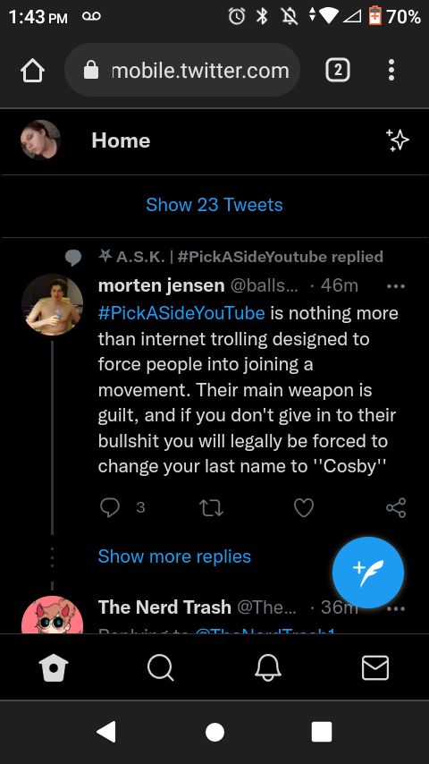 DemonJilly's tweet photo. 😂😂😂😂😂 Internet trolling my ass. Im a survivor myself
#PickASIdeYouTube @YouTube https://t.co/L9BJT6zuEz