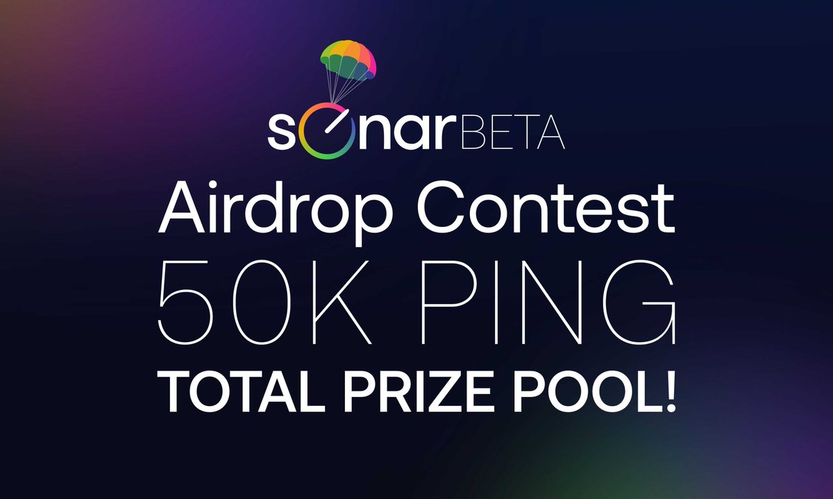 🥳 SURPRISE #SonarBeta Airdrop contest 🥳 5 winners, 10K PING tokens each winner! -> Must hold 10K PING tokens to be eligible! -> Tag 3 friends & Retweet this tweet and share how you will use #SonarPlatform to enhance your crypto experience 👀5 Best responses win!🔥 #BNB $PING