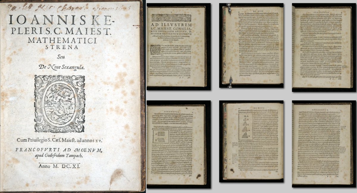 PalmeriJoAnn's tweet photo. #WinterBooks and #Holiday-themed items from #SpecialCollections @OU_Libraries: View 1611 book on #snow by Kepler (born #OTD 1571) in #OULibraries Digital Collections https://t.co/osLqHsj2U3 #RareBooks #MathHist #HistSci https://t.co/i2aWdZNIaS