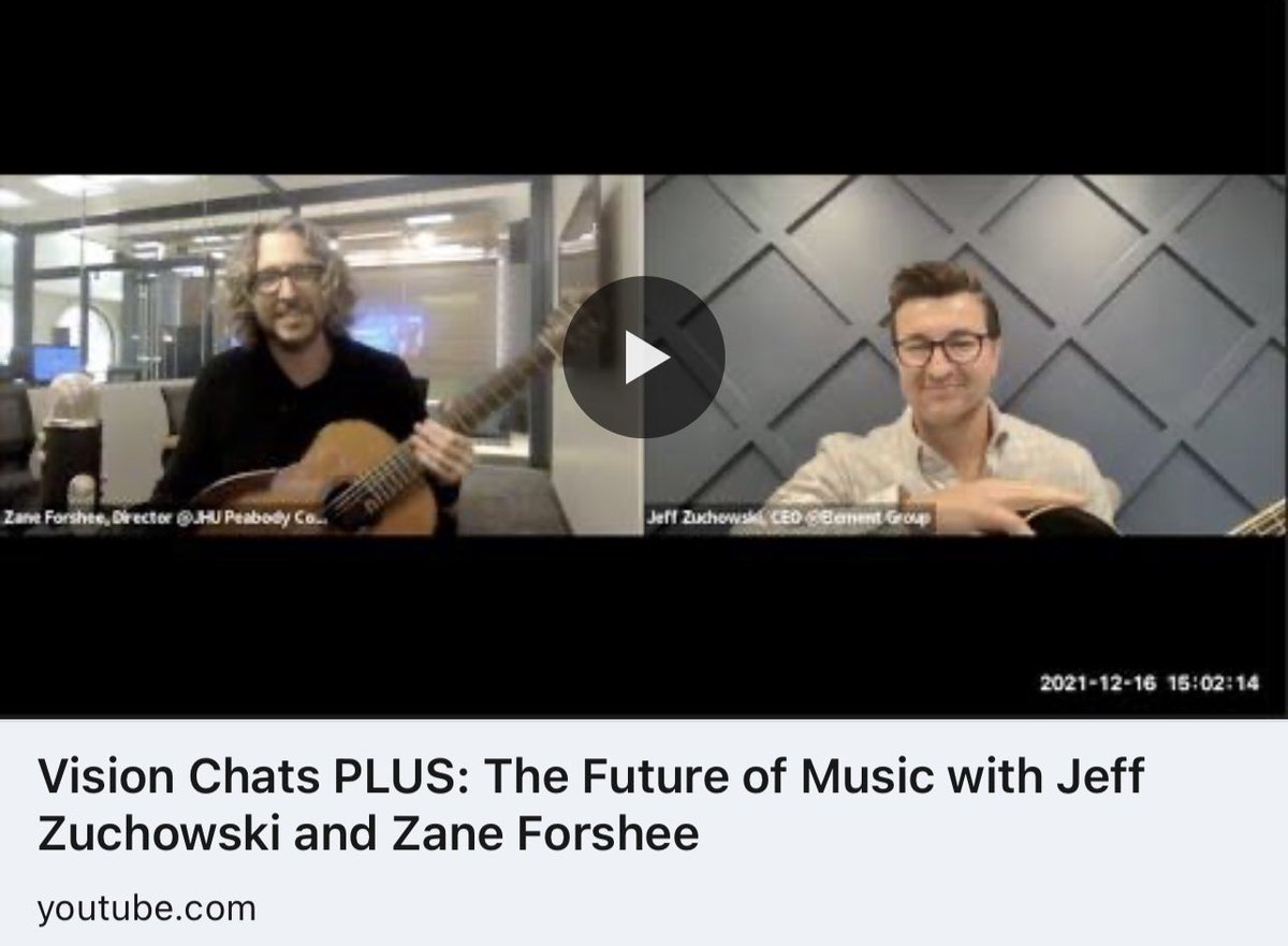 faroukdey's tweet photo. โThere has never been a better time to be a creator, to manage oneโs brand, and to be discovered.โ For your next career or life move, check out this insightful #visionchat with @jeffznyc & @ZaneForshee re: #futureofmusic. So many good takeaways for 2022.
https://t.co/A8x0CplgVT https://t.co/mO9G51qpmV