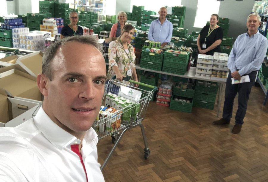 SueSuezep's tweet photo. If any tory had an ounce of self awareness they wouldn't be pictured with the misery they and their policies have caused https://t.co/iQfuarG0DQ