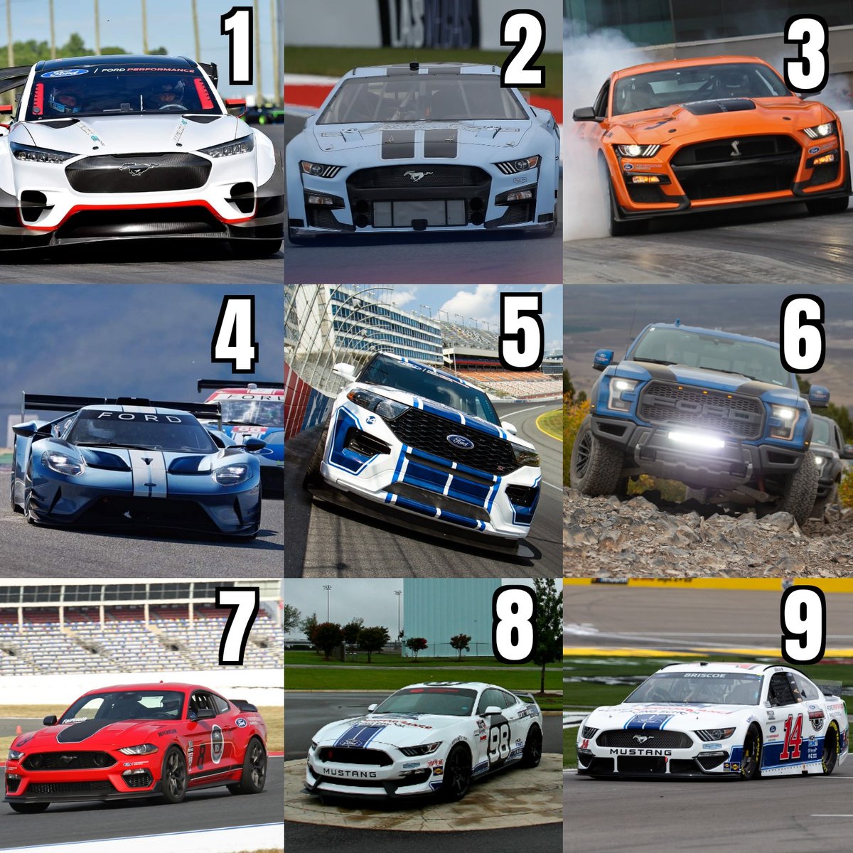WHteamofficial's tweet photo. We couldn't resist. Choose your favorite 3 Ford Performance / Ford Performance Racing School vehicles.
#choosethree #choosethreechallenge #fordperformance #ford
#fordperformanceracingschool
#chasebriscoe #nascar #mustang https://t.co/VaPagBPlmO