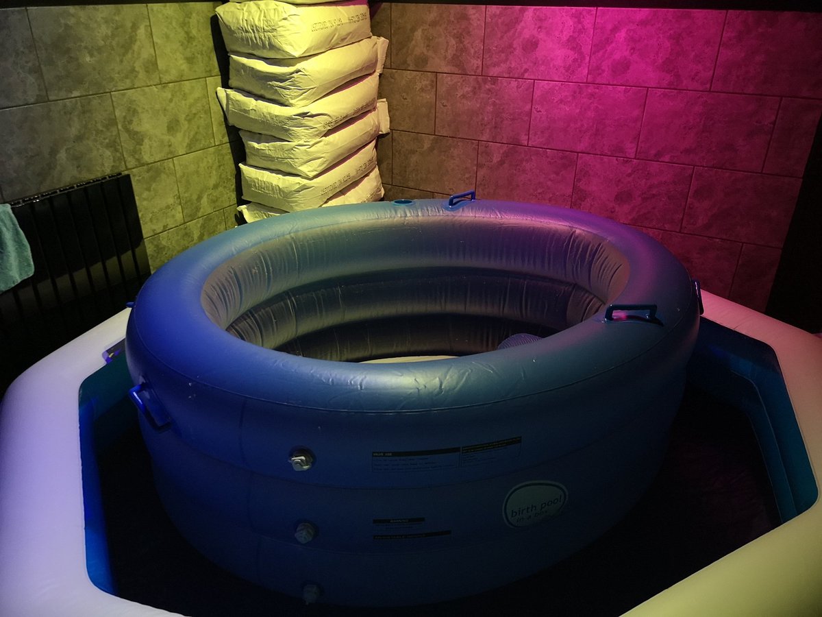 Soon to be filled with fresh gunge for another visitor.
