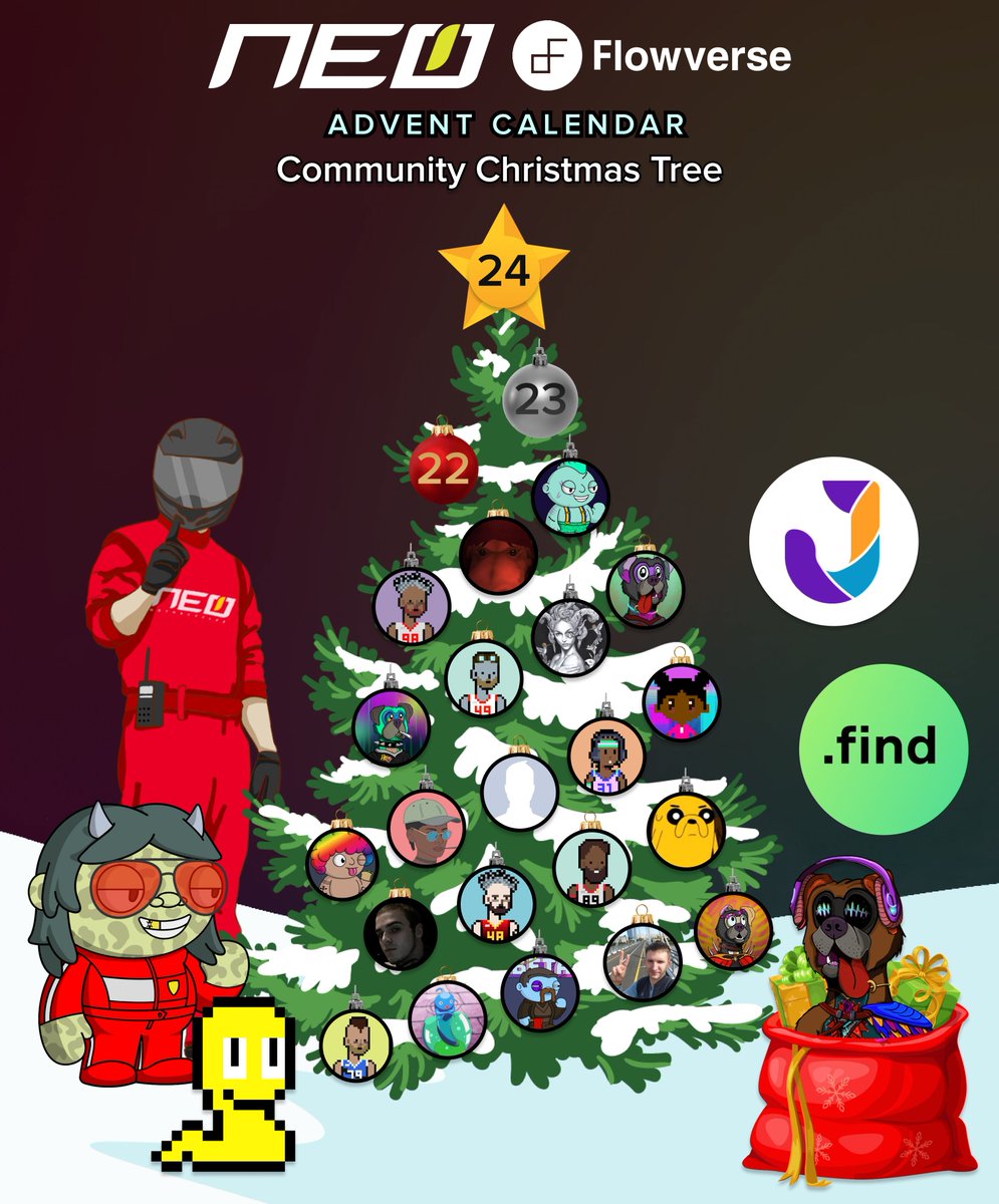 NeoCollectibles's tweet photo. Congrats to @signmeupn0w for winning Day 21 of the Neo Advent Calendar!
They won a spot on the Neo whitelist and a place on the #NeoCharityTree
@flowverse_ @flow_blockchain #NFT #FLOW https://t.co/KA2Ojmchf7