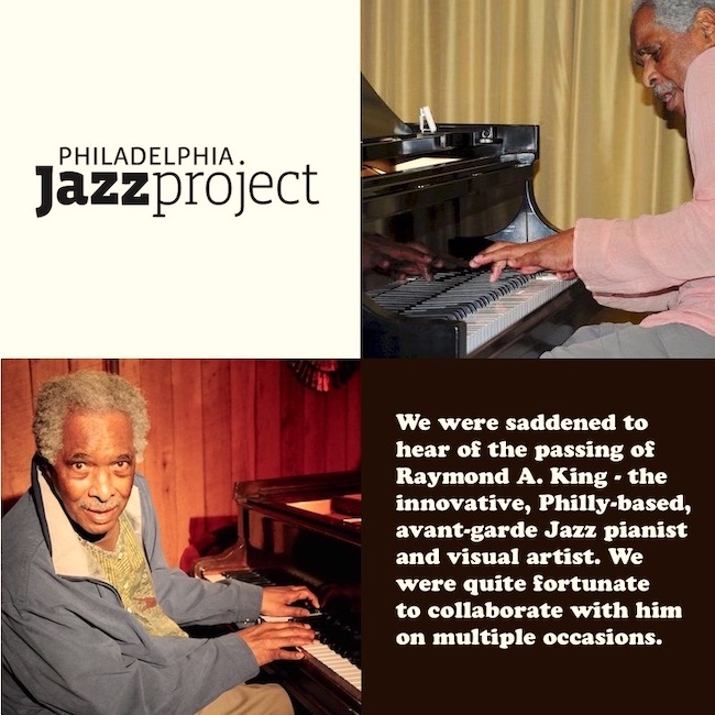 PHLJazzProject's tweet photo. #RaymondAKing was a musicians' musician. They define the difference between the terms, "great" &amp; "famous" King was a great one

We have all lost a brilliant artist, elder &amp; teacher

Rest In Power

To Learn More About King: https://t.co/o9zAzysuxw

#PhillyJazz #RIP #AvantGardeJazz https://t.co/kLG9tBB6TI