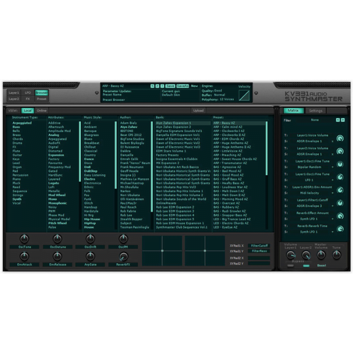 dreadpoolent's tweet photo. SynthMaster 'Everything Bundle' includes SynthMaster 2.9, SynthMaster One and all current preset expansion banks released by KV331 Audio. 

https://t.co/soANzKTfrp

#kv331audio #synth #synthesizer #bundle #synthmaster https://t.co/uXoTor4SE5