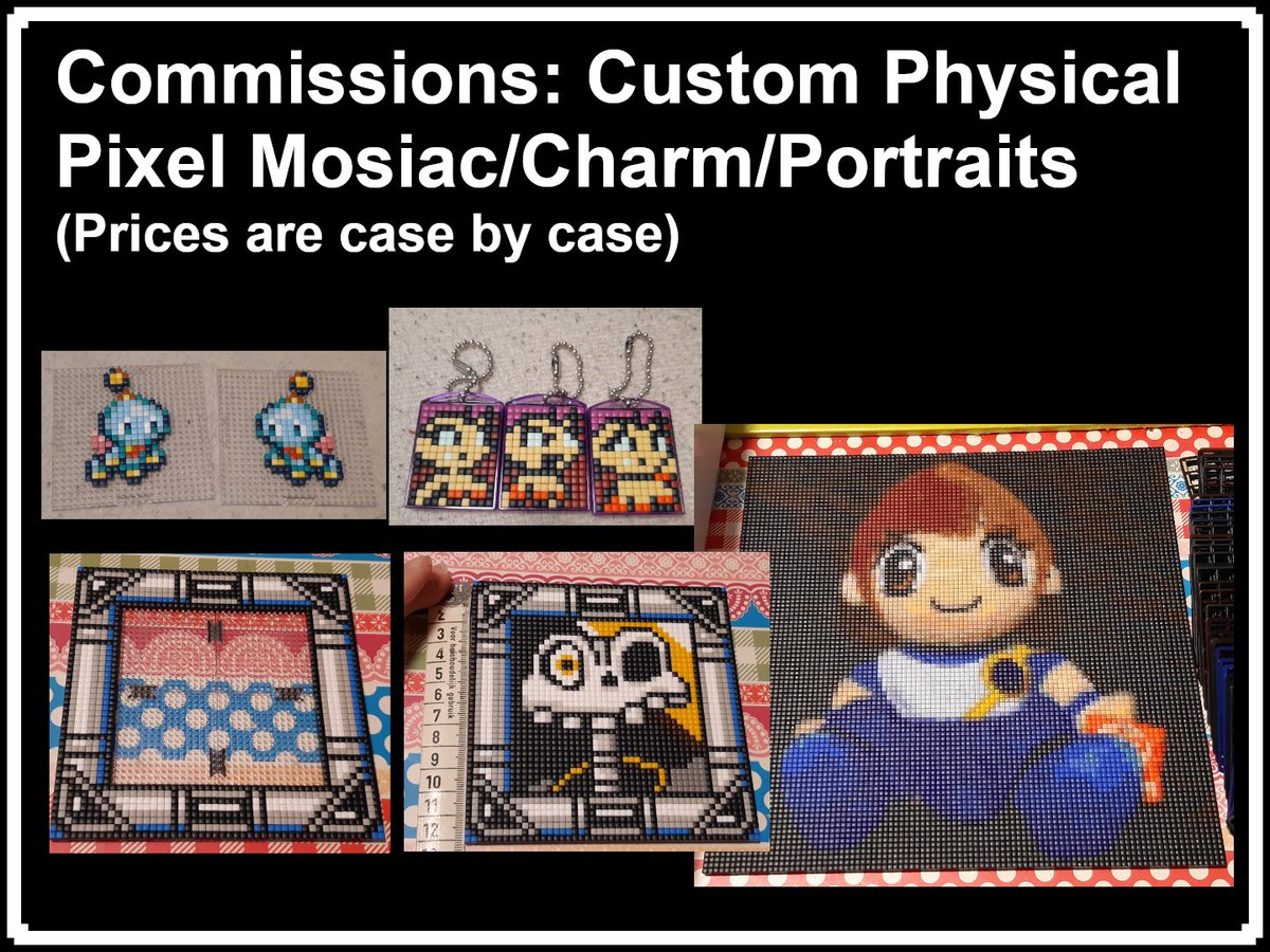 modmamono's tweet photo. **Commissions Open**
Pixelhobby commission. Physical pixels for your physical pixel needs.

DM me if interested. https://t.co/JzCUP4zvbY