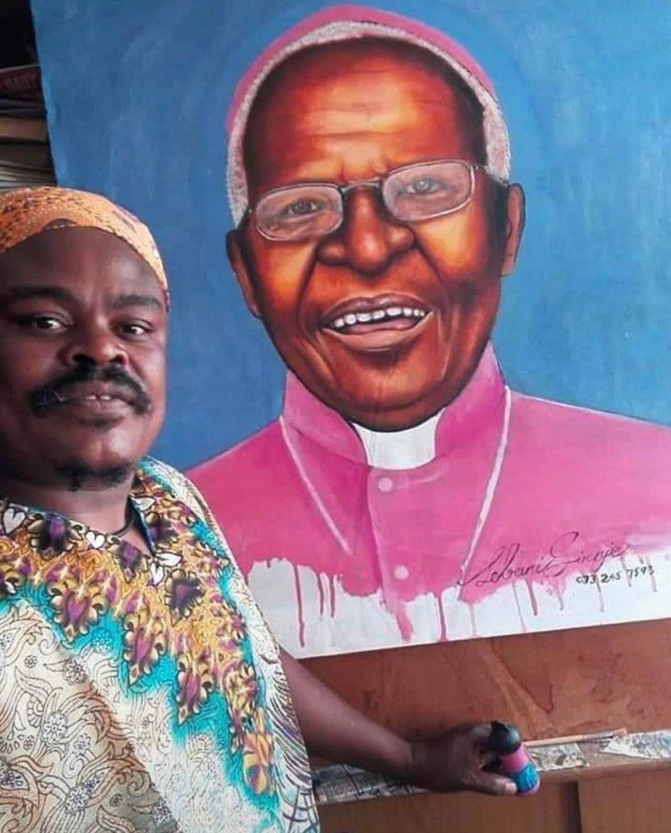 siyandamda's tweet photo. I don't think the second pic was drawn by Rasta. #RIPTutu https://t.co/Wo22twtHNY