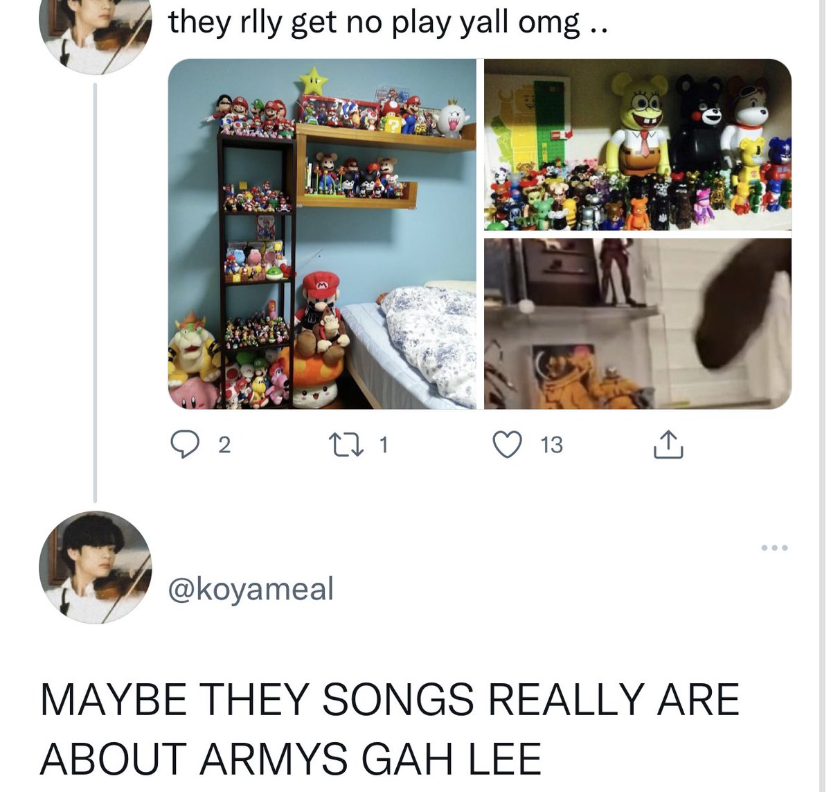 bluegreay's tweet photo. he just wanted to share a video of bam &amp;(&amp;;&amp;; https://t.co/EpbBg2OaVx