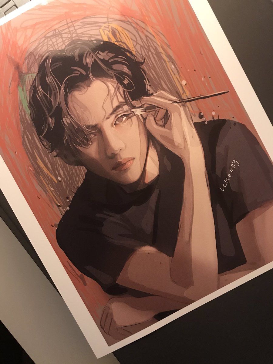 lcheeryart's tweet photo. taehyung https://t.co/RbKEfpa5Fl