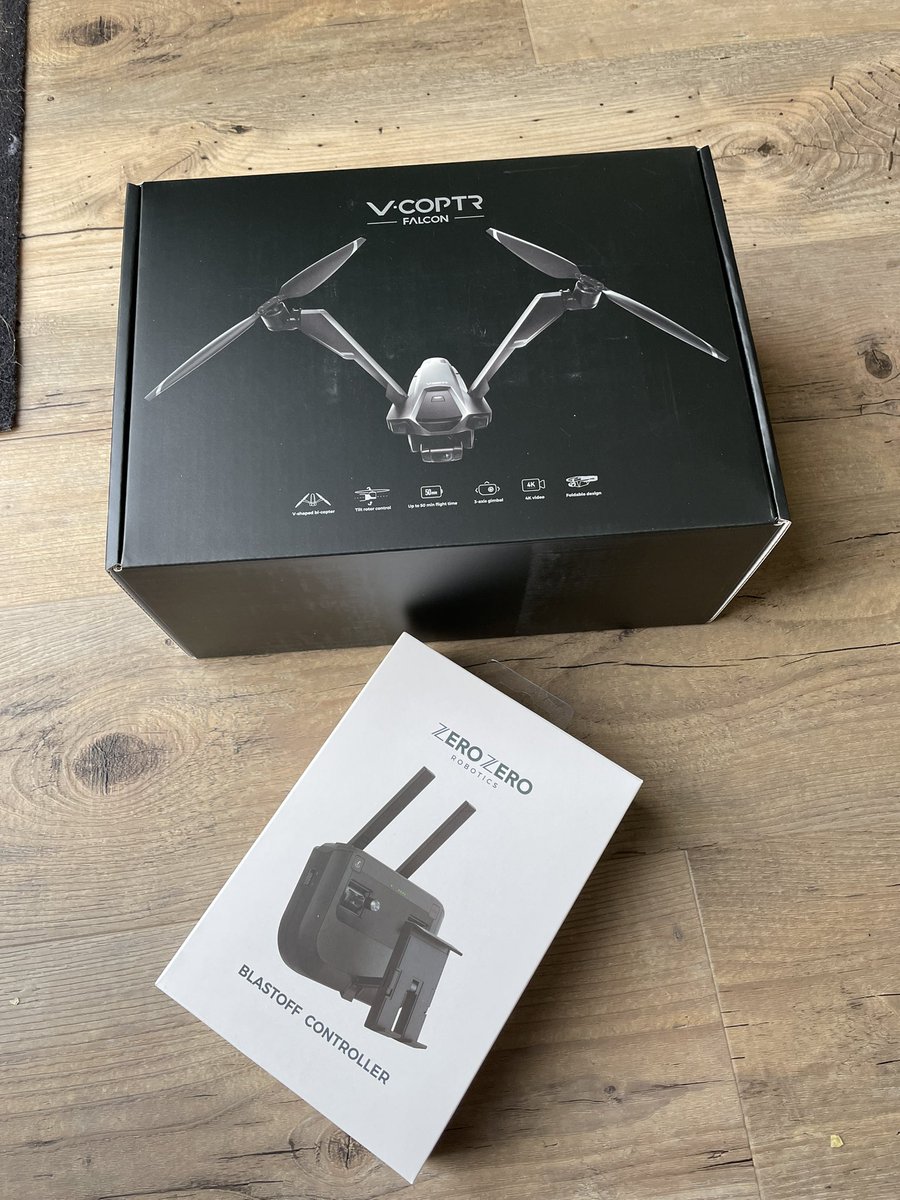 DickvanGinkel's tweet photo. Ready for take-off #falcon #vcoptr heb er wel even op moeten wachten (2jr).. @DronewatchNL maar dit is wel even een aparte vliegervaring met 2 rotors #drone @zerozerorobotix #firstflightpreparations volgende stap #firmwareupdates https://t.co/lS4bLKVR6s
