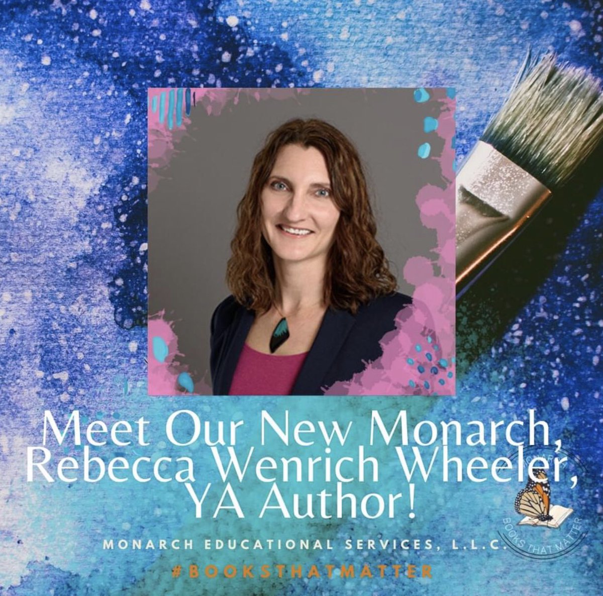 We are honored to announce that Rebecca Wenrich Wheeler is officially a Monarch! WHISPERING THROUGH WATER (1.4.23) is a YA contemporary you’ll love! #booksthatmatter #yaauthor