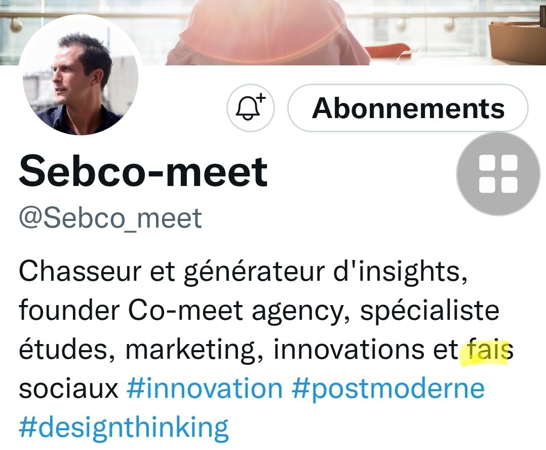 AubrunCarmin's tweet photo. @PascaleHebel @Sebco_meet La faute d'orthographe stratégique afin de générer la réaction... simplement génial! 😇 https://t.co/18Lr3K6i2l