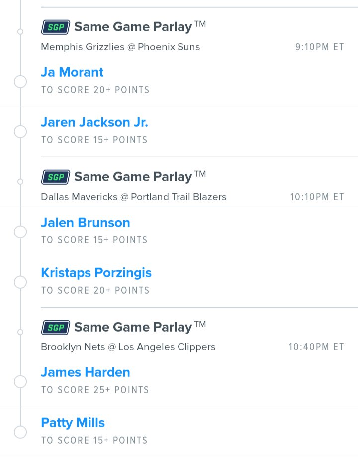 BalkiBets625's tweet photo. πNBA Parlay+π
0.5u for +3953
#GamblingTwitter #NBA #PlayerProps #SameGameParlay #ParlayPlus #Parlay #FreeBets #PropBets https://t.co/w3xL9yUz1o