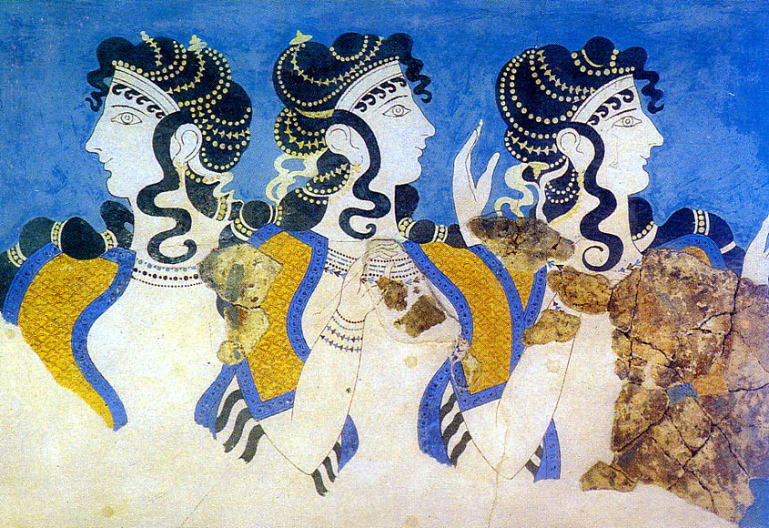34Circe's tweet photo. Based on the archaeological record the women of Ancient #Knossos in #Crete were at the center of a matriarchal civilization.  Don't agree?  Too bad.  Tell us why.  #MakeMatriarchyGreatAgain @dawnsam13 https://t.co/qK31c4jvJr