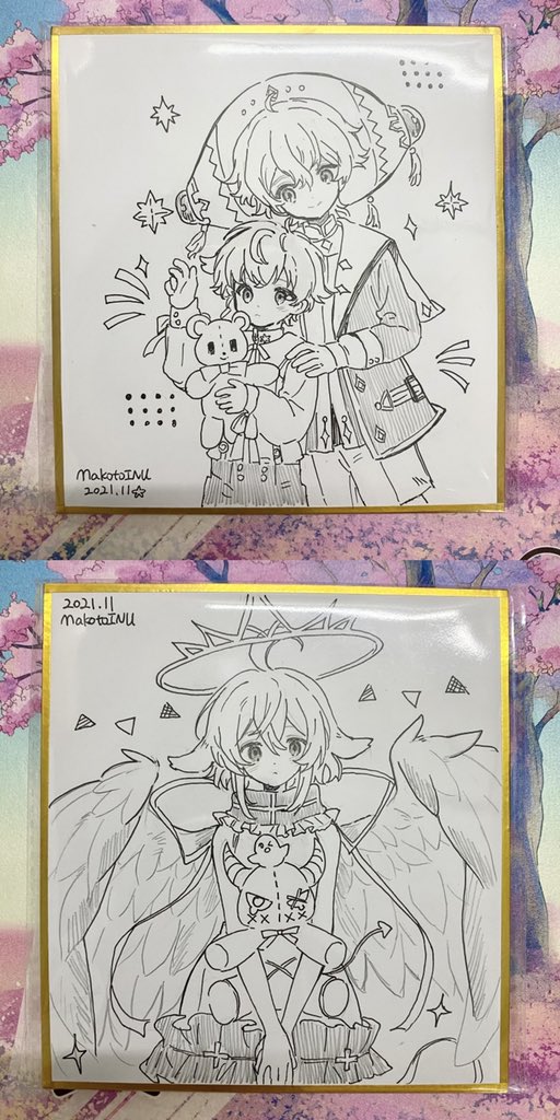 🥰给朋友们的画 
