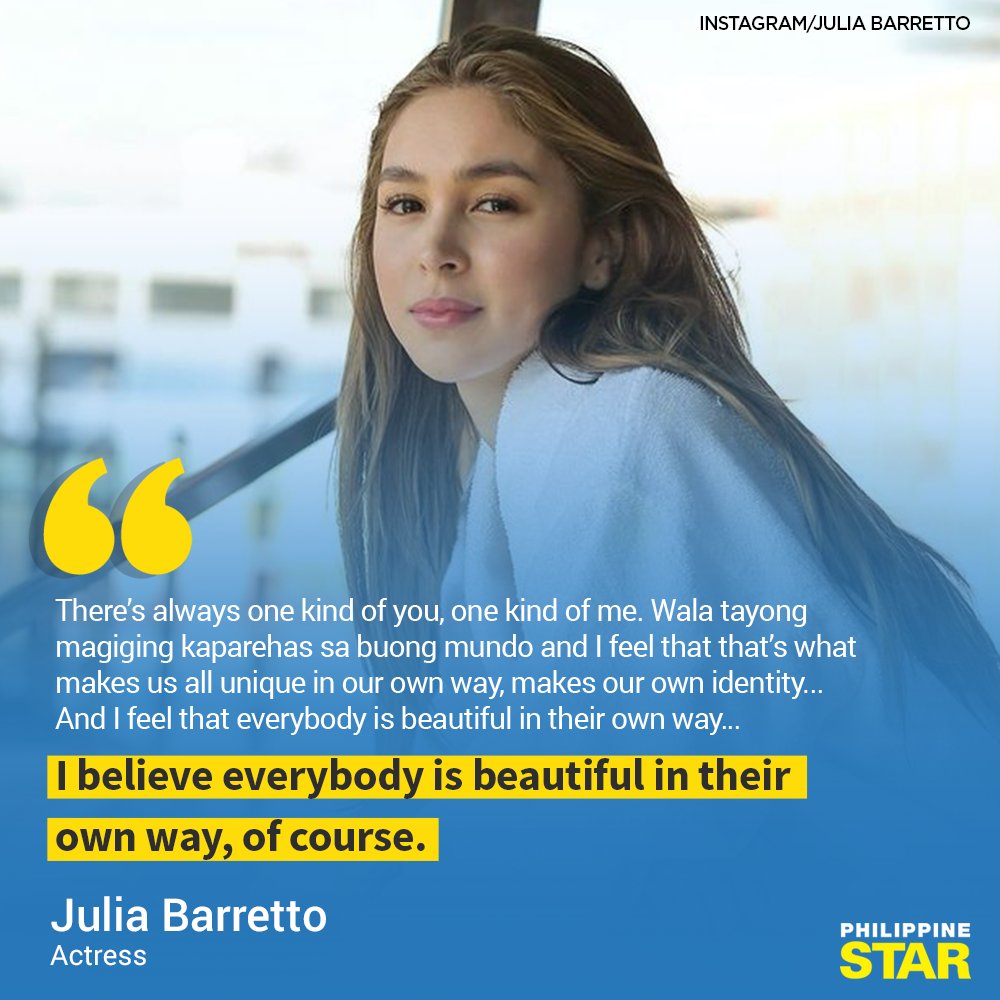PhilippineStar's tweet photo. Julia Barretto told The STAR her definition of true beauty which is “embracing who you are and being proud of it.” https://t.co/7ZvryurWga https://t.co/nwqk6Kgidx