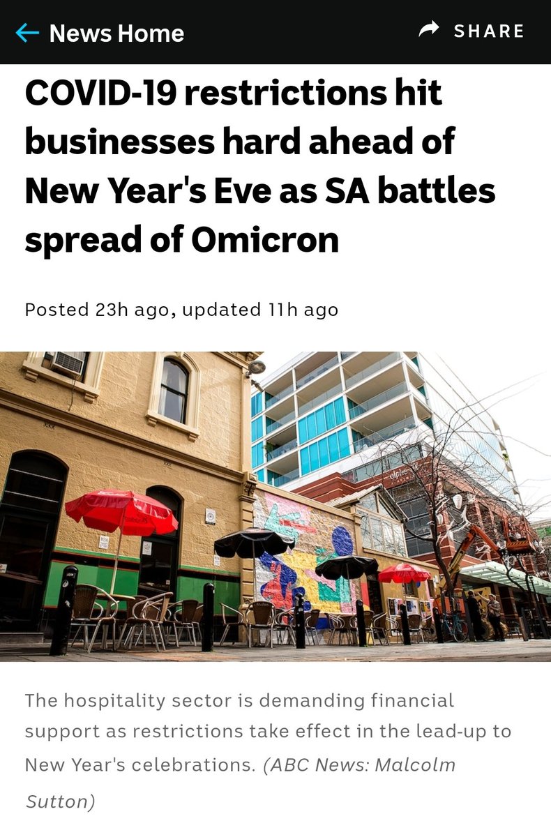 thisisandysmith's tweet photo. The exact 💩 I am talking about. Open borders with restrictions, or closed borders but live normal with next to zero restrictions. Come on @sagov @SAHealth having restrictions hurts the local economy more or have u never had a business? U keep showing numbers but no action plan https://t.co/1pxWh52eK2