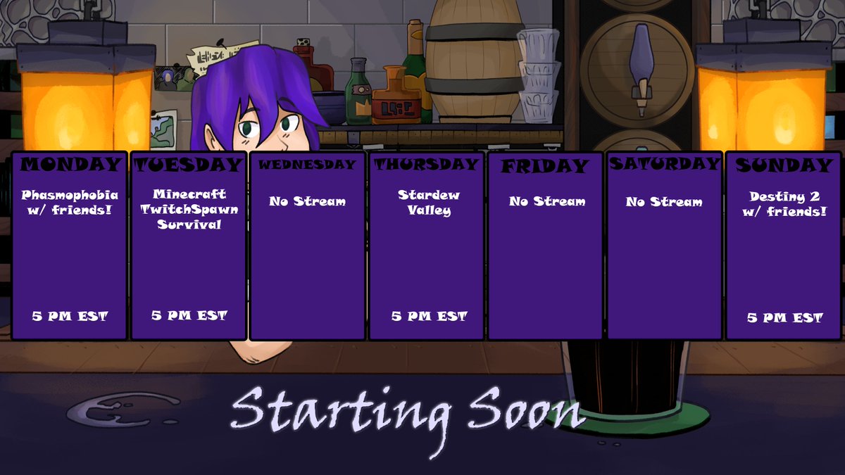 gorkinzola's tweet photo. Hey gang! New weekly schedule for the week of 12/27! (Ignore tonight's stream, stream starts tomorrow!) #ApricityTwt https://t.co/i4kJOrvJ1E