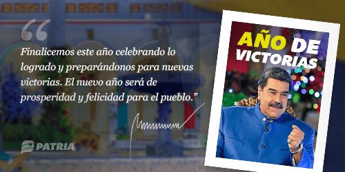 #ATENCIÓN Inicia la entrega del #BonoAñoDeVictorias, enviado por nuestro Presidente <a href="/NicolasMaduro/">Nicolás Maduro</a>, a través de la #PlataformaPatria. La entrega tendrá lugar entre los días #27Dic al #31Dic de 2021.
