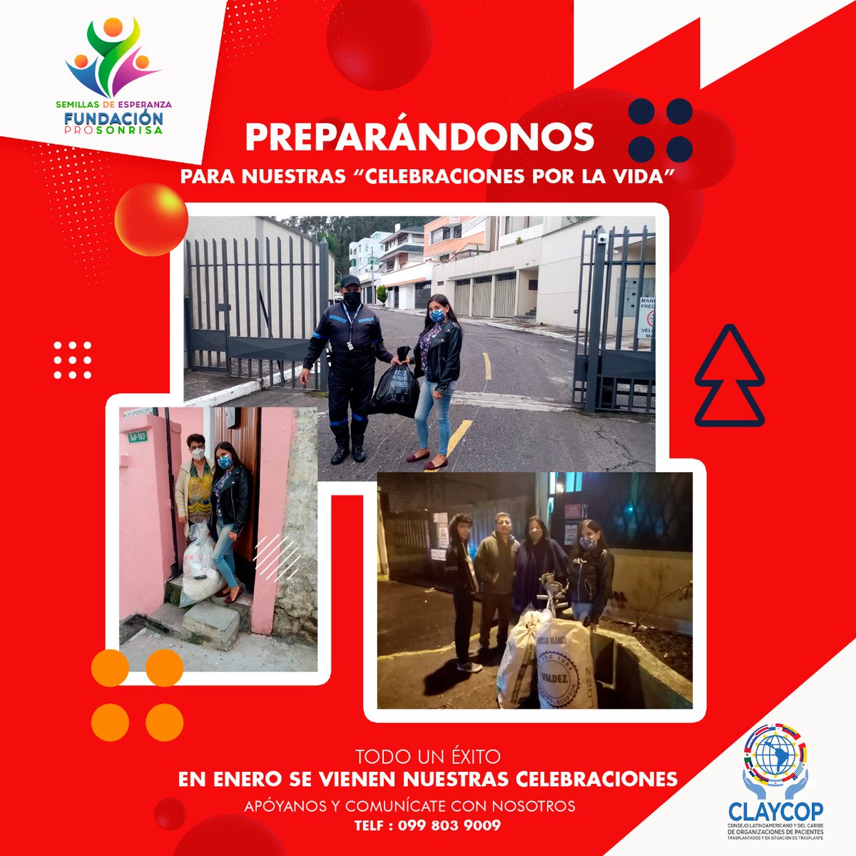 🎄Queremos anunciarte que las #Donaciones fueron todo un éxito🎄Queremos agradecer a nuestros voluntarios y nuestras maravillosas personas que no se olvidaron de ellos. Nos estamos preparando para en el mes de enero celebrar a la vida. 

🅻🅻🅰🅼🅰🅽🅾🆂
wa.link/4vbfzl
