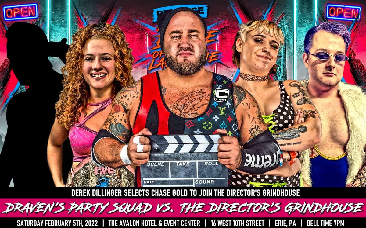 RevengePro_Erie's tweet photo. With pick 4 @dErEk_DiLLiNGeR has selected his IWC running buddy (&amp; husband of @the_ella_shae) @TheChaseGold!

He's had Derek's back before &amp; a director needs someone on set that can fix any issue. Chase Gold is the ultimate fixer.

He's definately gonna yell CHASE GOLD a lot too. https://t.co/pkpJKk67ZC