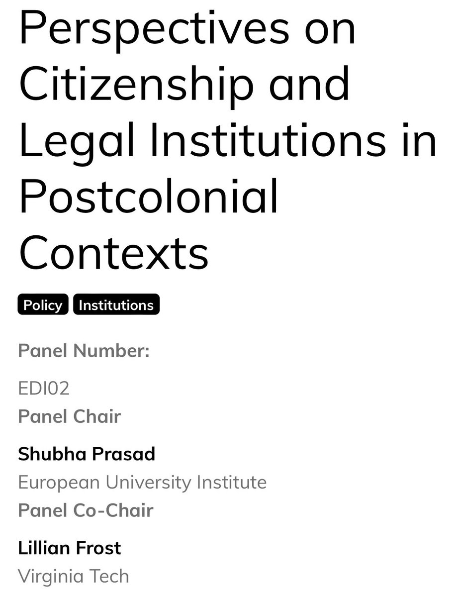 ecpr_law_courts's tweet photo. We are very excited to announce that the @ECPR Joint Session proposed by @Shubha186 &amp; @LillyFrost, and endorsed by the SG, has been accepted for the #ecprjs22. Paper proposals until 2 February. More info: https://t.co/l78gFkT0fn https://t.co/oMTT3TU5eL