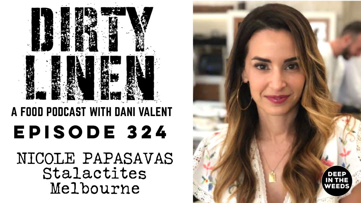DirtyLinenPod's tweet photo. As owner of Melbourne's 24-hour souva institution Stalactites, Nicole Papasavas knows a thing or two about Greek food. But what are the festivals of flavour that float her boat? We find out as part of Dirty Linen's summer series. 
👉https://t.co/Z7xGivsi4z https://t.co/MWnEYWCGRZ
