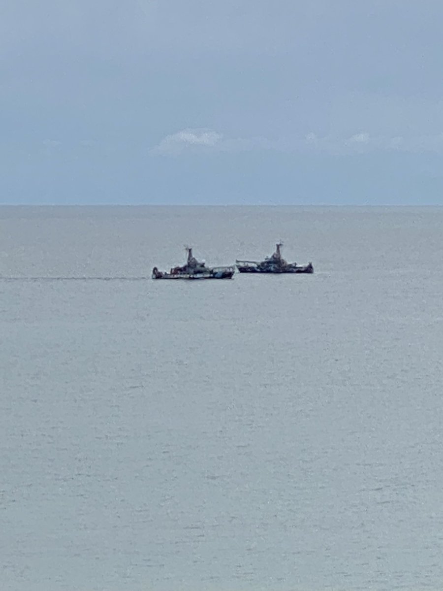 DaneBriggs's tweet photo. Two @seashepherd ships in the Sea of Cortez. https://t.co/sHnIEiFv3e
