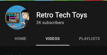 RetroTechToys's tweet photo. We hit 2,000 subscribers! Thank you so much for your support, for watching, commenting, all the things! Some great, fun, awesome things are coming! https://t.co/dbQE9fxiIl