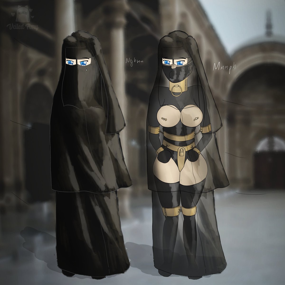 Veiled Amy tweet media