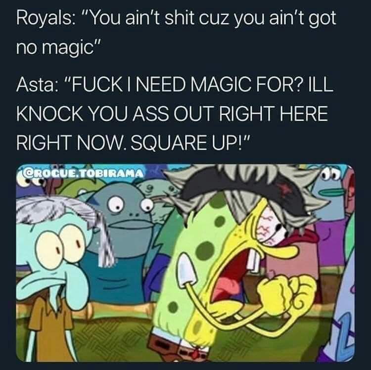 GoldmanBanks's tweet photo. On Julius. Asta hands are Rated E

For Everybody can get it.

#Asta #blackclover #devil #anime #animeedits #instagood #memes #nerd https://t.co/ZkJJHa1iTS