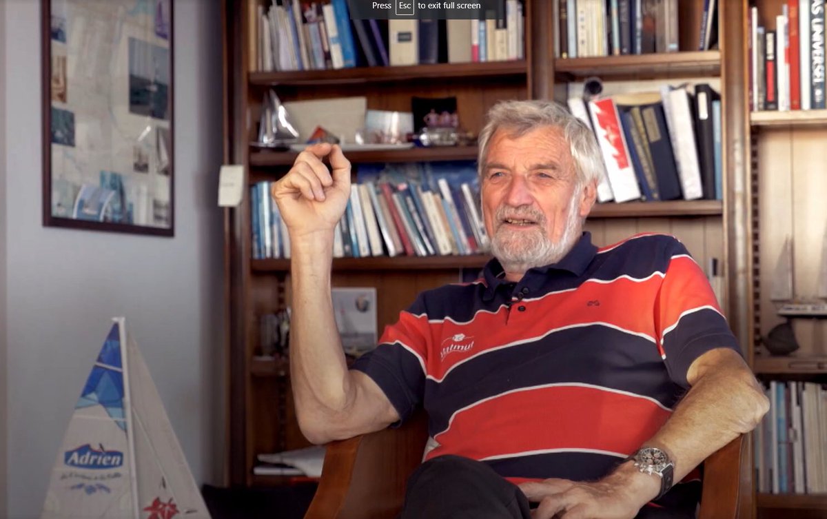 Soirée <a href="/wearesailorz/">We are Sailorz</a> à la découverte de Mr Longue Route - Jean Luc Van den Heede ( <a href="/SkypperVDH/">Jean Luc Van den Heede</a> ). Prof de Math, Chanteur d'un Groupe de Rock, pionier de la @MiniTransat2021, du <a href="/VendeeGlobe/">Vendée Globe</a> , ... Merci l'équipe <a href="/TipShaft/">Sailorz</a>