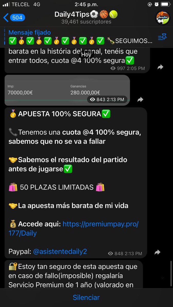 PICKSVIP3's tweet photo. SEGUIMOS SUMANDO , MÁNDAME MENSAJE 📲📲📲 https://t.co/pCUZ2pFL3s
