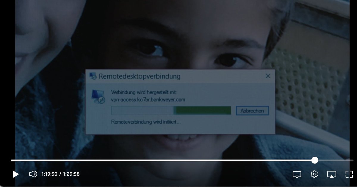 realpxl's tweet photo. Der VPN-Server heisst kc7br. Ein Cameo? 🧐 #PrivateBanking #KCBR https://t.co/cdTFUWW7va