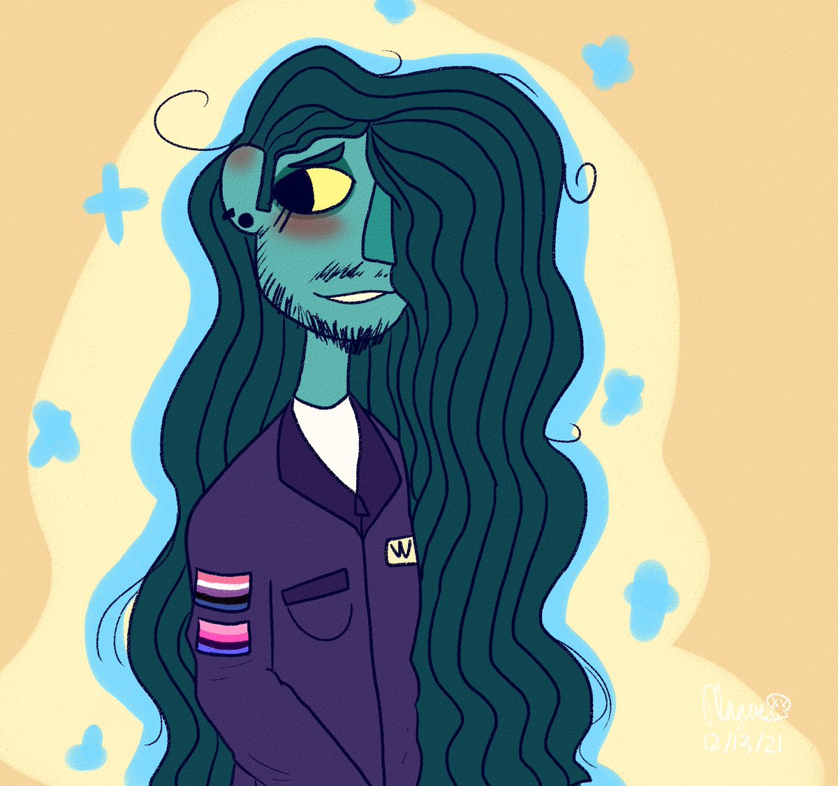 Gh0st_Ech0's tweet photo. hello smileforme fandom! may I humbly offer a Wallus design?? :-) I love him so much and wish there was more content...guess I have to do everything myself
.
.
.
.
#artistsontwitter #fanart #smileforme #smileformegame #wallusbreadbear https://t.co/aED1pveIMa