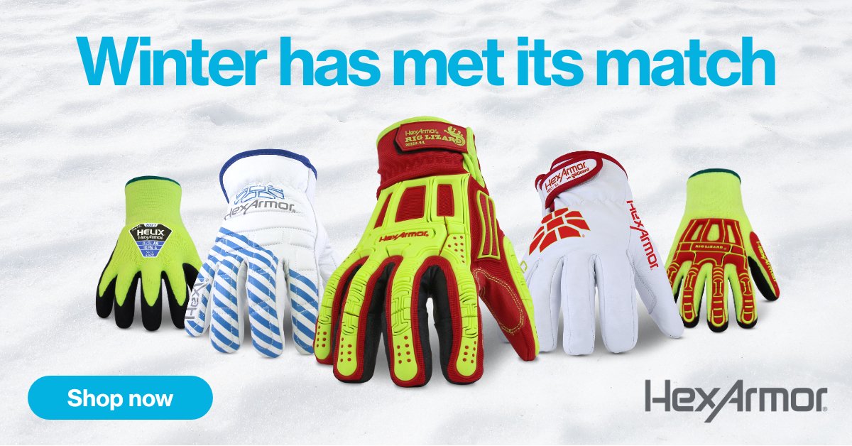 Combat cold weather like never before. Get your hands in HexArmor’s premium gloves that never sacrifice safety for warmth. ow.ly/uBRl50H0SL5