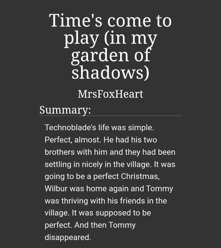 PANtasticlover's tweet photo. 🎉!!NEW FIC ALERT!!🎉
Wrote this fic for @sleepybl4de for @Technotwtsanta 's Secret Santa event! I hope you and everyone else enjoys this!! Link down below!
Link: https://t.co/Lzqo4l9URf
#technoblade #wilbursoot #tommyinnit #philzaminecraft 
@writershomepage https://t.co/6VaWH2rRQS